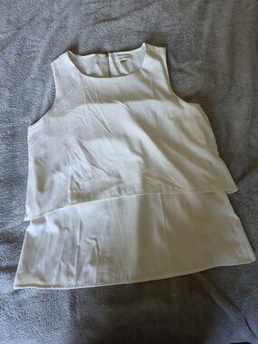 Calvin Klein Off-White Layered Sleeveless Camisole